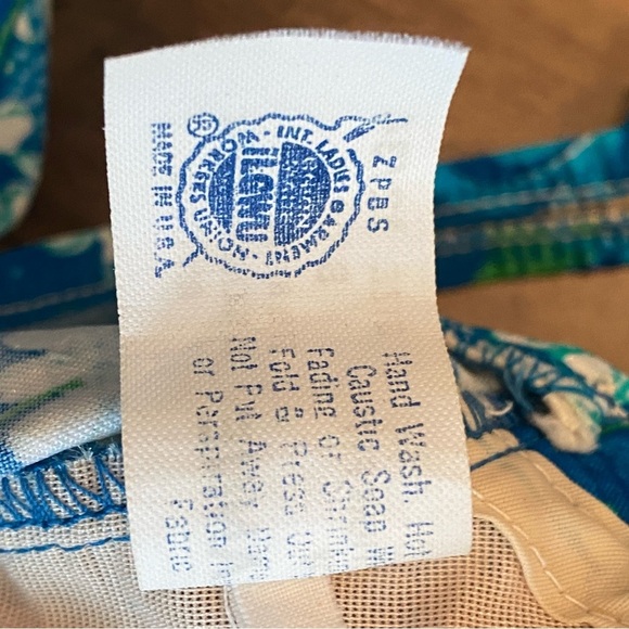 Vintage Perfect Fit by Roxanne Mid Century 1960s One Piece Aqua Floral Swimsuit - Picture 13 of 13